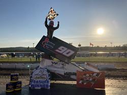 Tanner Claims Devil's Bowl 360 Sprint Cars