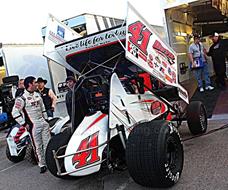 Scelzi Advances to First Feature of Season With World of Outlaws in Tulare