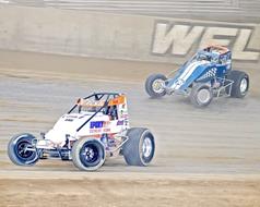 Racing at Montpelier Motor Speedway on Saturday