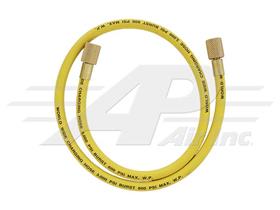 36" Yellow R134a Charging Hose - AP Series