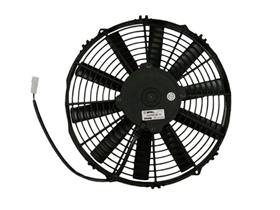 11" Condenser Fan Assembly, Pusher, Straight Blade, Medium Profile - With Relay and Wiring Harness