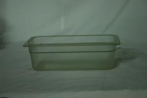 Clear Plastic Regular Temp 1/3 pan 4" deep