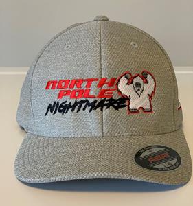 North Pole Nightmare Flexfit Hat - Heather Gray