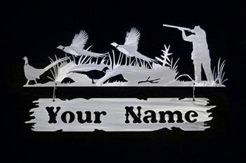 Customized Pheasant Hunter Sign
