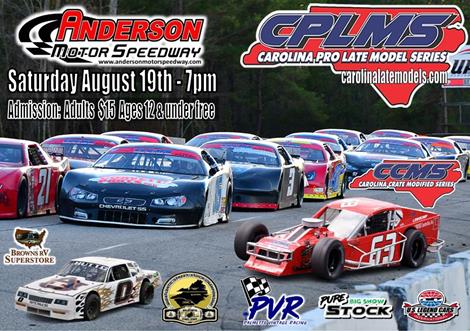 NEXT EVENT: Carolina Pro LM / Carolina Crate Modified Saturday August 19th 7pm