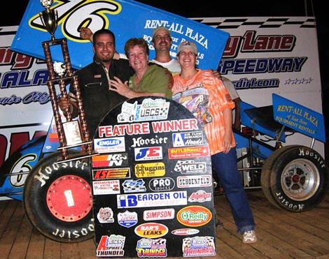 Jeremy Scott races to career first O'Reilly USCS victory in the Randy Helton Memorial Race