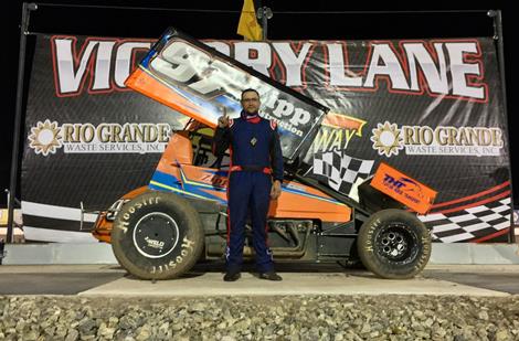 Derek DeMartino Attains POWRi Vado 305 Wing Sprint Feature Victory