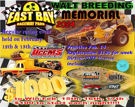 Walt Breeding Memorial UccMS Dirtcar/UMP Winter Nationals