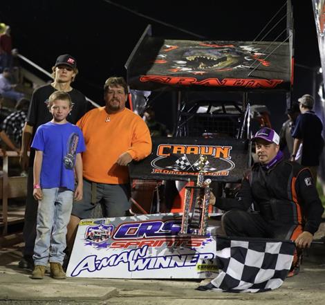 Craun Take Advantage of Warner Issues; Wins First CRSA Race