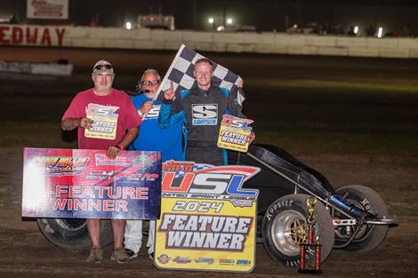 Sherrell wins USL thriller at Caney Valley Speedway