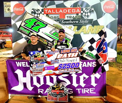 HOWARD LEADS THE LAP THAT COUNTS FOR TALLADEGA SHORT TRACK USCS WIN