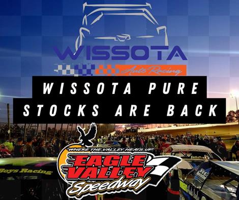 WISSOTA to sanction Pure Stocks at Eagle Valley Speedway for remainder of 2023 season