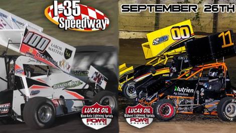 POWRi Lightning Sprint Leagues to Battle at I-35 Speedway