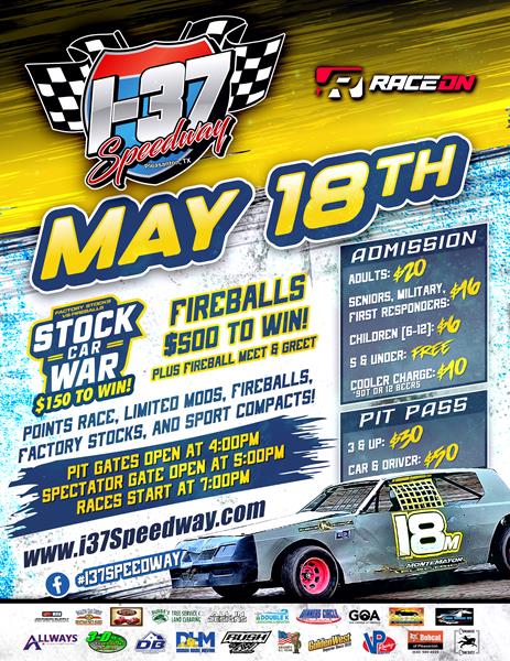 May 18th; Fireballs racing for $500 to WIN!