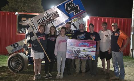 Ronny Howard and Jan Howard with POWRi SSCA Wins in Alabama Opening Weekend