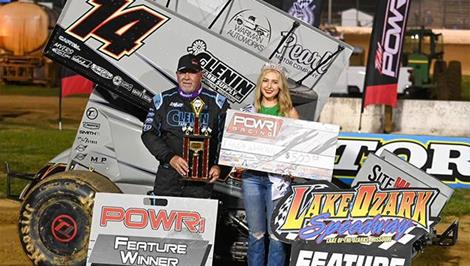 Randy Martin Maintains Win in POWRi 305 Sprint Series Win at Lake Ozark Speedway