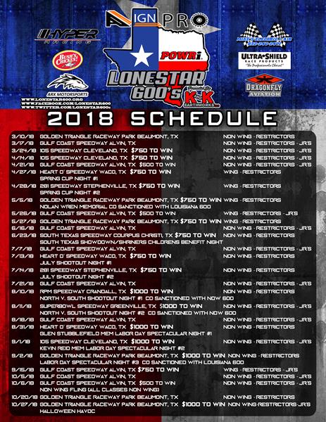 POWRi Align Pro Lonestar 600's presented by K & K Earthworks Unveil new revised schedule!!!