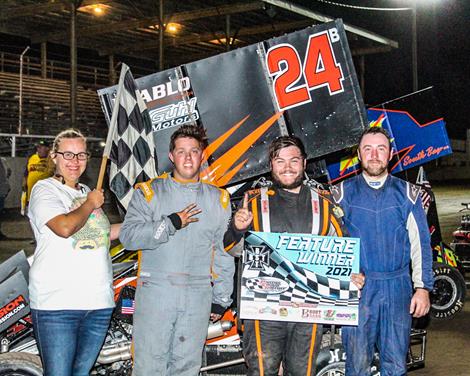 Johnny Boos Remains Victorious in 2021 POWRi Rocky Mountain Lightning Sprints