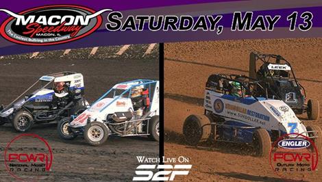 POWRi National Midget & Outlaw Micro Leagues Prep for May 13 Macon Speedway Trip