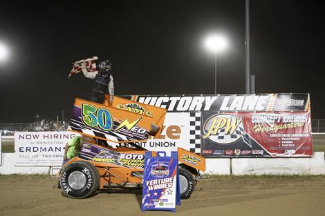 Chase Viebrock Captures Win as Sprint Cars Make Their First Stop of the Season at the Princeton Speedway.