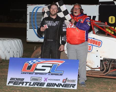 Steven Shebester Unstoppable With United Sprint League at Lawton Speedway