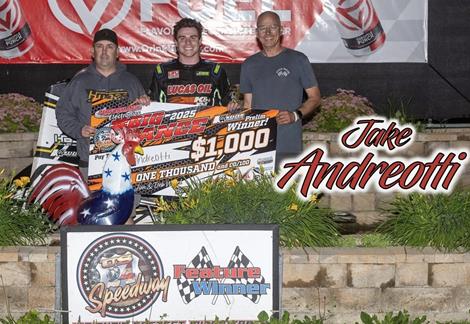 Jake Andreotti Strikes First on Keizer Wheels Prelim Night at US 24 Speedway!