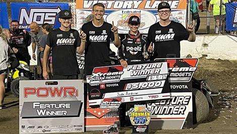 Jade Avedisian Amazes in Ironman 55 Victory with POWRi League/Xtreme Midget Win