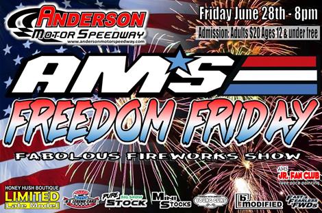 NEXT EVENT: Freedom Friday July 4th celebration Friday June 28 8pm