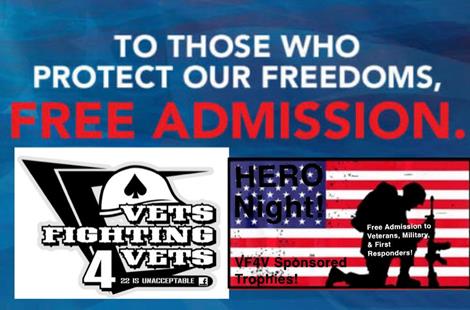 Free Admission September 10 to all Veterans.  Military and First Responders