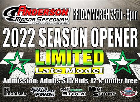 NEXT EVENT: AMS 2022 Season Opener Friday March 25th 8pm