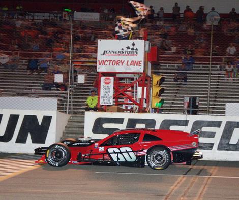 Hirschman Starts Tenth and Wins Hunter Truck Sales 100 at Jennerstown; Sever Wins First of the Year