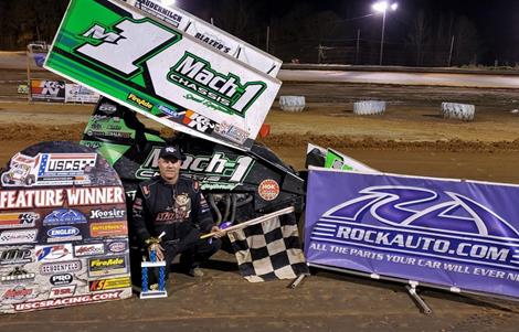 Mark Smith storms to USCS Bayou State Sprint Car Nats.win at Chatham Speedway