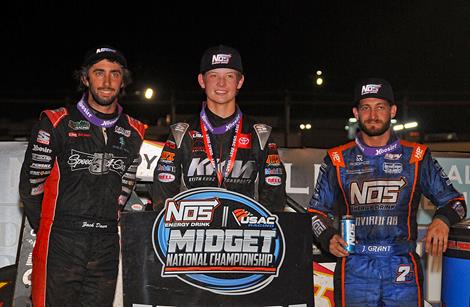 Pursley Pounces for First USAC National Midget Win!
