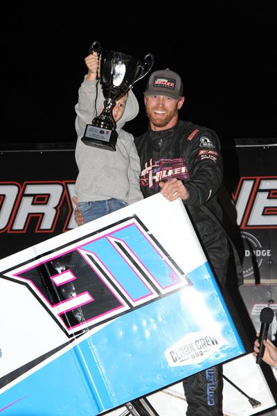 Ty Williams Takes United Rebel Sprint Series Thriller In Dodge City