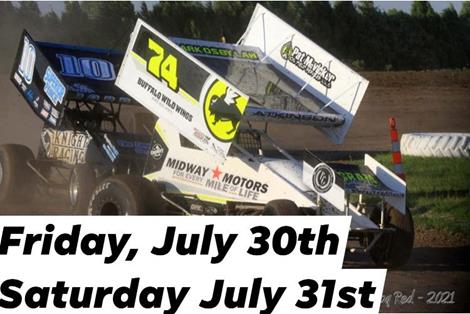 Bullring Nationals Slated for United Rebel Sprint Series at Rush County Speedway This Friday and Saturday