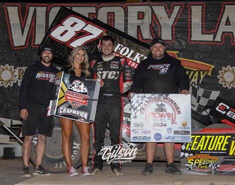 Aaron Reutzel Wins High Desert Nationals Night One at Vado Speedway Park with POWRi Desert Wing Sprints