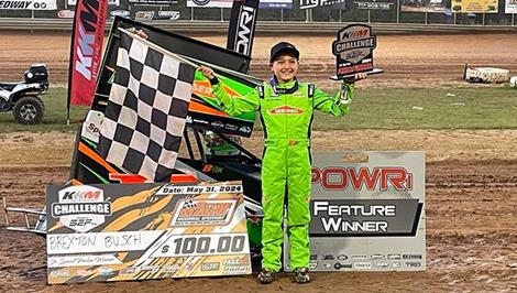 Brexton Busch and Bradley Brown Each Win in KKM Challenge Preliminary Night Two Support