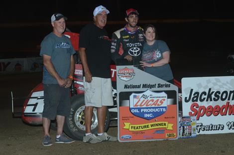 Daum First Victory of 2016 Comes During Illinois SPEED Week at Jacksonville Speedway