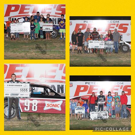 Humboldt Speedway sees 4 new winners