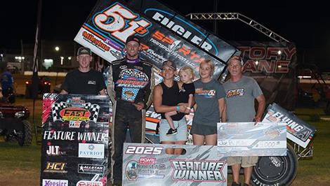 Joe B Miller Masterful at Paragon Speedway with POWRi 410 & FAST Sprints