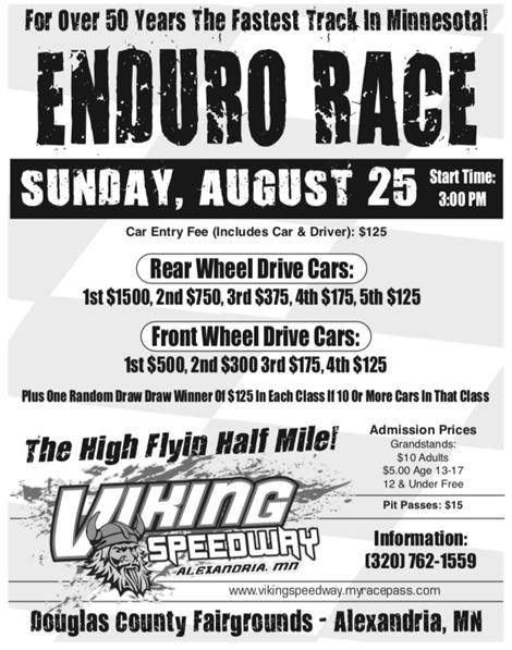Join the FASTEST track in Minnesota for an Enduro Race!