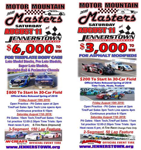 Jennerstown Speedway Complex To Host National Late Model Event