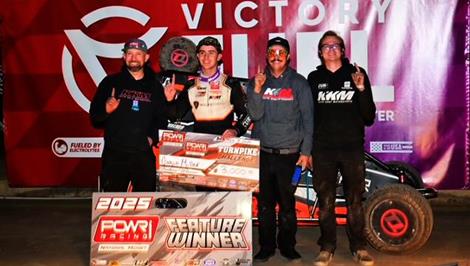Gavin Miller Perfect with POWRi National Midget League Win at Port City Raceway