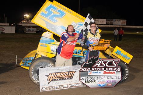 Keeter And Willard Make it Six as ASCS Red River Sprints Shine at Humboldt