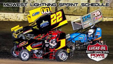 POWRi Lucas Oil Midwest Lightning Sprints Reveals 2021 Season Schedule