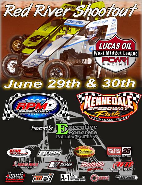 POWRi West Midgets Set for Texas Two Step this Weekend