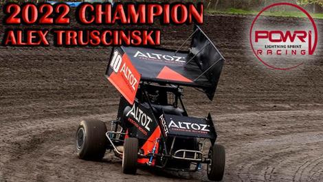 Alex Truscinski Triumphs in Inaugural POWRi Lightning Sprint National Championship