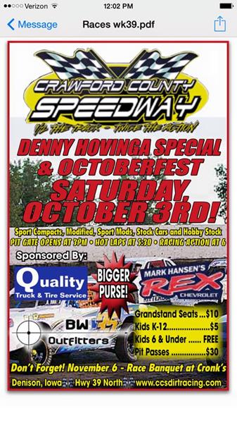 Octoberfest/Denny Hovinga Special