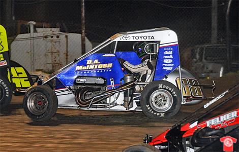 McIntosh Doing the Double Saturday at Lucas Oil Speedway after Podium Run at Creek County