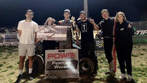 Alex Midkiff Masterful in Sweet Spring Motorsports Complex Win with POWRi Micros